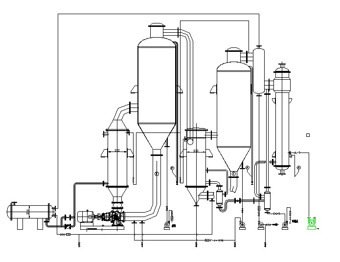 蒸發結晶器示意圖